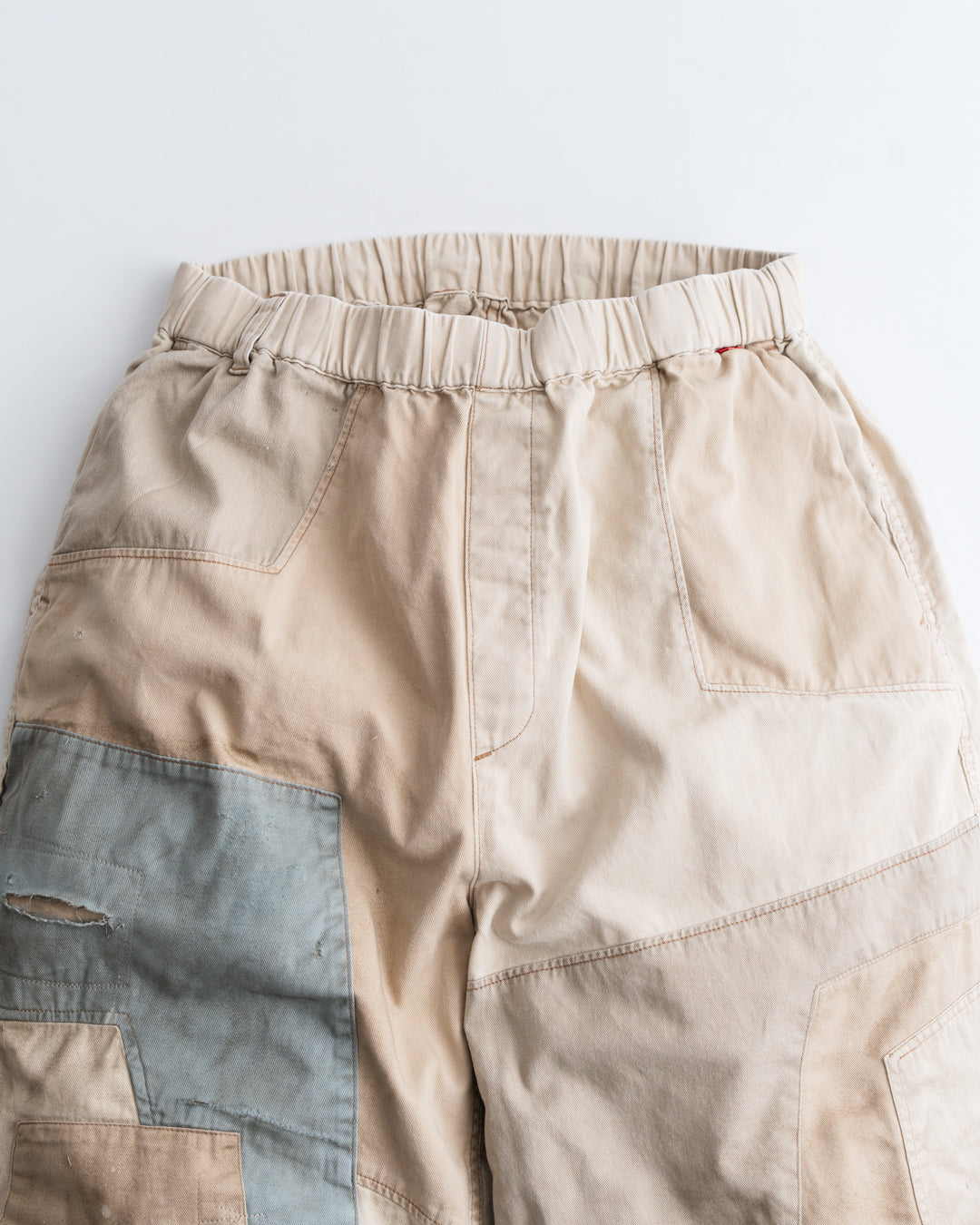 ANACHRONORM REMAKED MIX PANEL WIDE EASY PANTS
