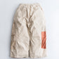 ANACHRONORM REMAKED MIX PANEL WIDE EASY PANTS