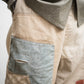 ANACHRONORM REMAKED MIX PANEL WIDE EASY PANTS
