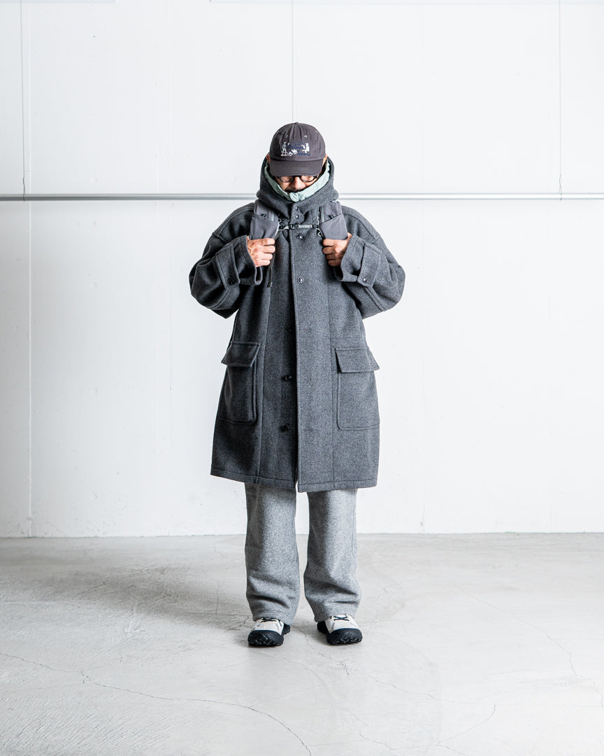 [LAST 1] is-ness HOODED DUFFLE COAT