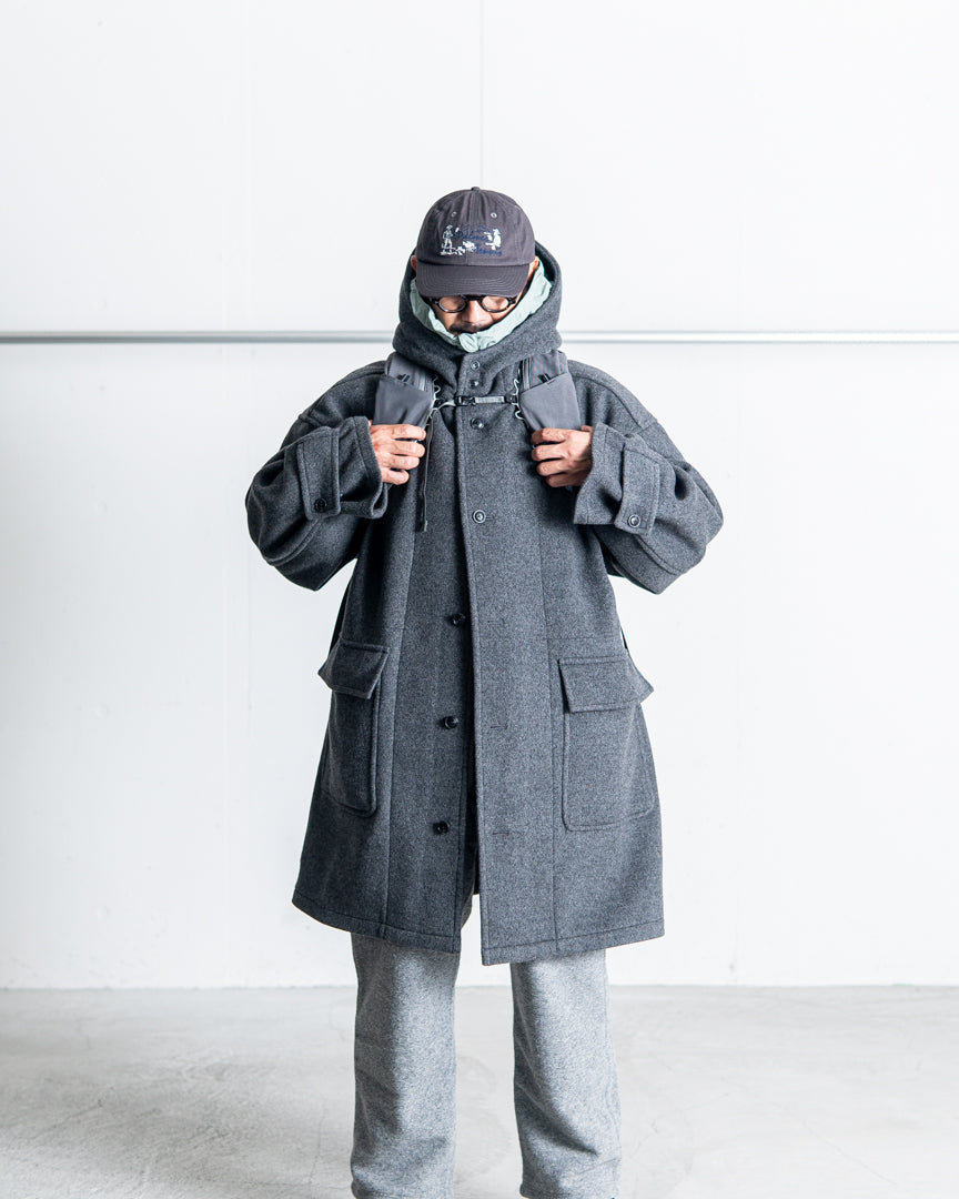 [LAST 1] is-ness HOODED DUFFLE COAT