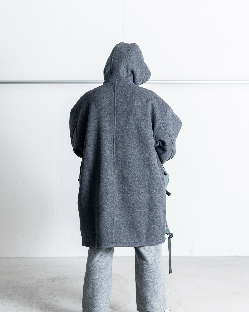 [LAST 1] is-ness HOODED DUFFLE COAT