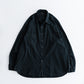 FOUNDOUR BLACK DYED DENIM SHIRT