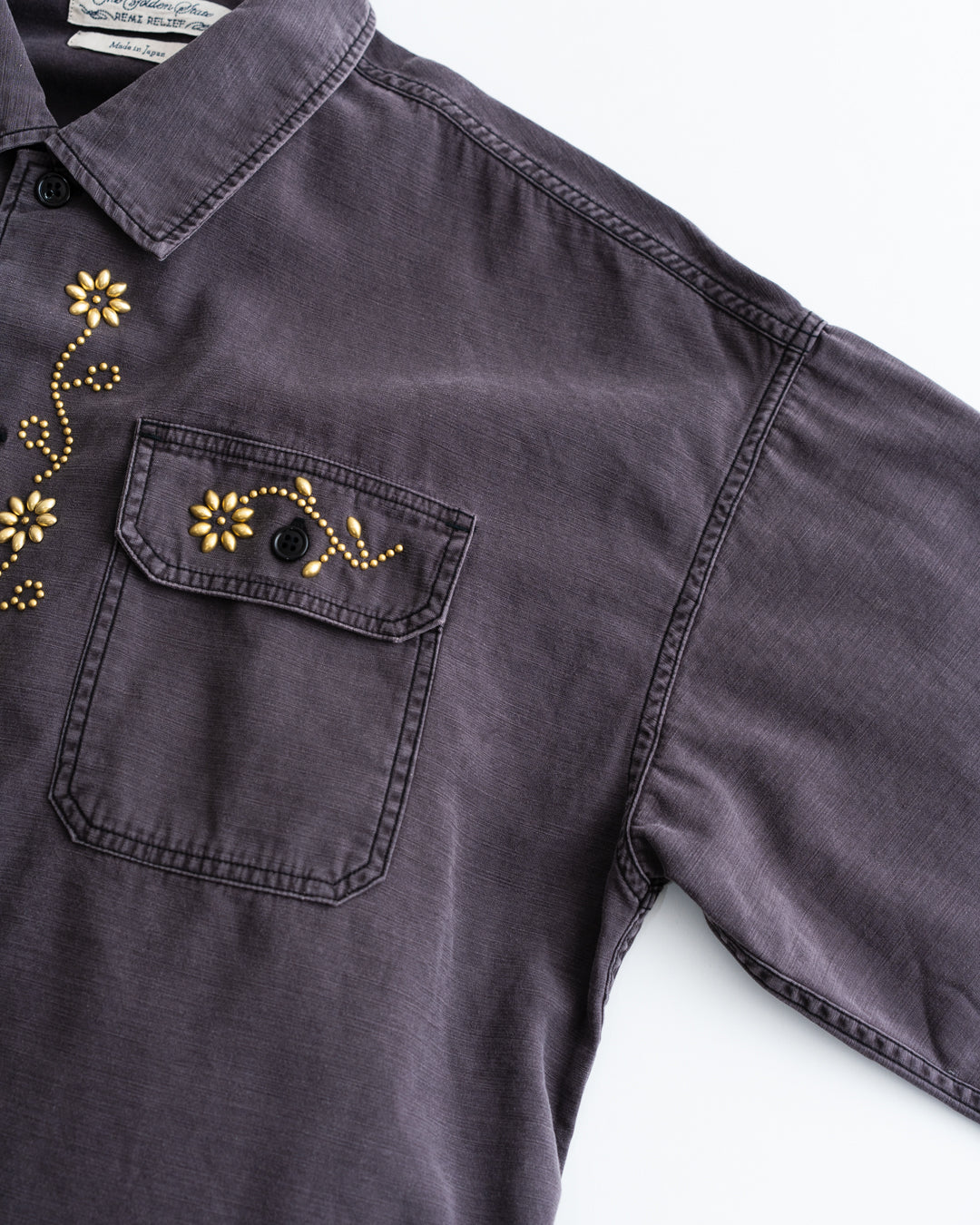 【REMI RELIEF/レミレリーフ】WIDE MILITARY シャツ 通販] REMI RELIEF (レミレリーフ) WIDE MILITARY SHIRT 商品ページ