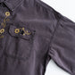 [LAST 1] REMI RELIEF WIDE MILITARY SHIRT(花茎スタッズ)