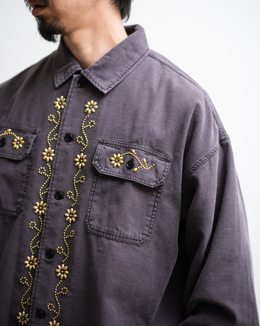 通販] REMI RELIEF (レミレリーフ) WIDE MILITARY SHIRT 商品ページ