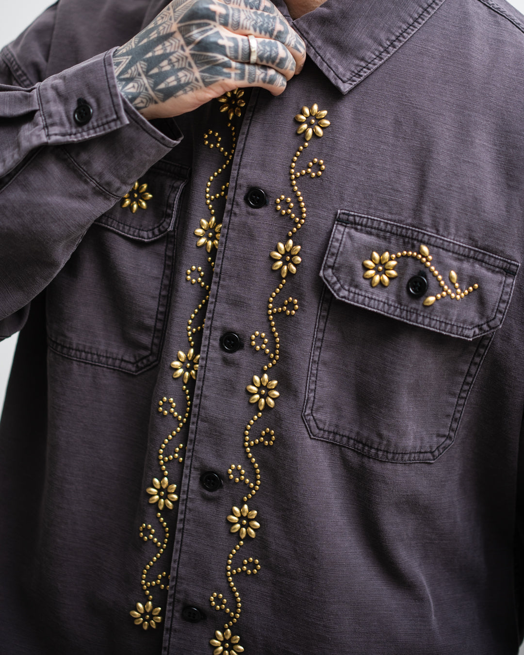 通販] REMI RELIEF (レミレリーフ) WIDE MILITARY SHIRT 商品ページ