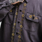 [LAST 1] REMI RELIEF WIDE MILITARY SHIRT(花茎スタッズ)