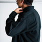 FOUNDOUR BLACK DYED DENIM SHIRT
