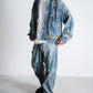 ANACHRONORM CHEAK COMBI DENIM 5P PANTS INDIGO(REMAKE) AN333-R