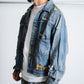 [LAST 1] ANACHRONORM CHEAK COMBI DENIM JACKET INDIGO(REMAKE)