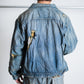 [LAST 1] ANACHRONORM CHEAK COMBI DENIM JACKET INDIGO(REMAKE)