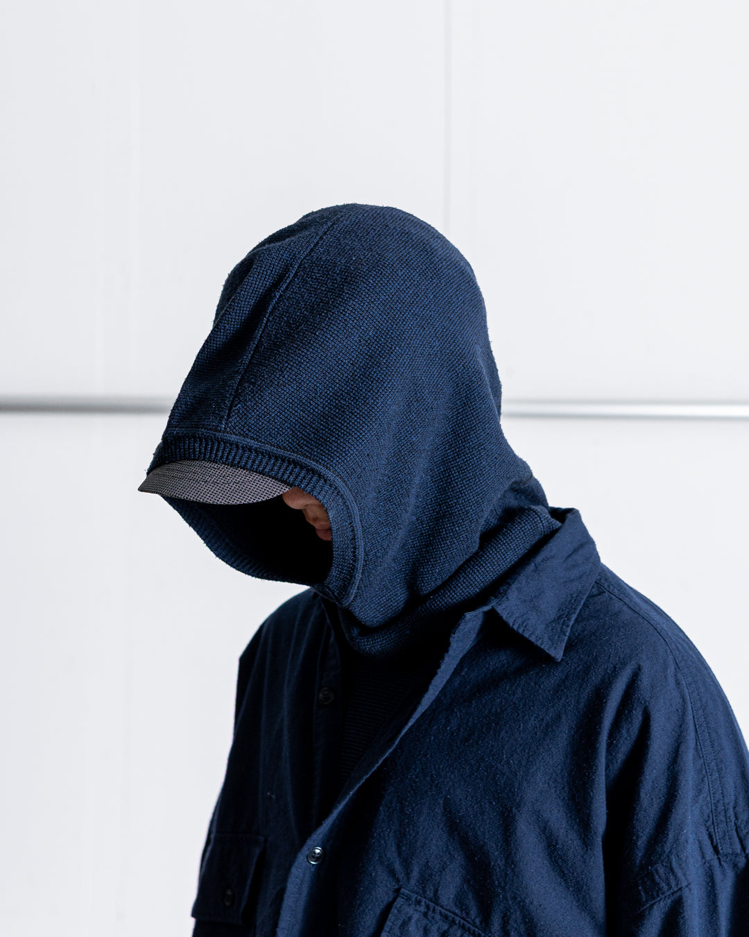 SANMONT Silk Noir Knit Balaclava