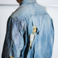 [LAST 1] ANACHRONORM CHEAK COMBI DENIM JACKET INDIGO(REMAKE)