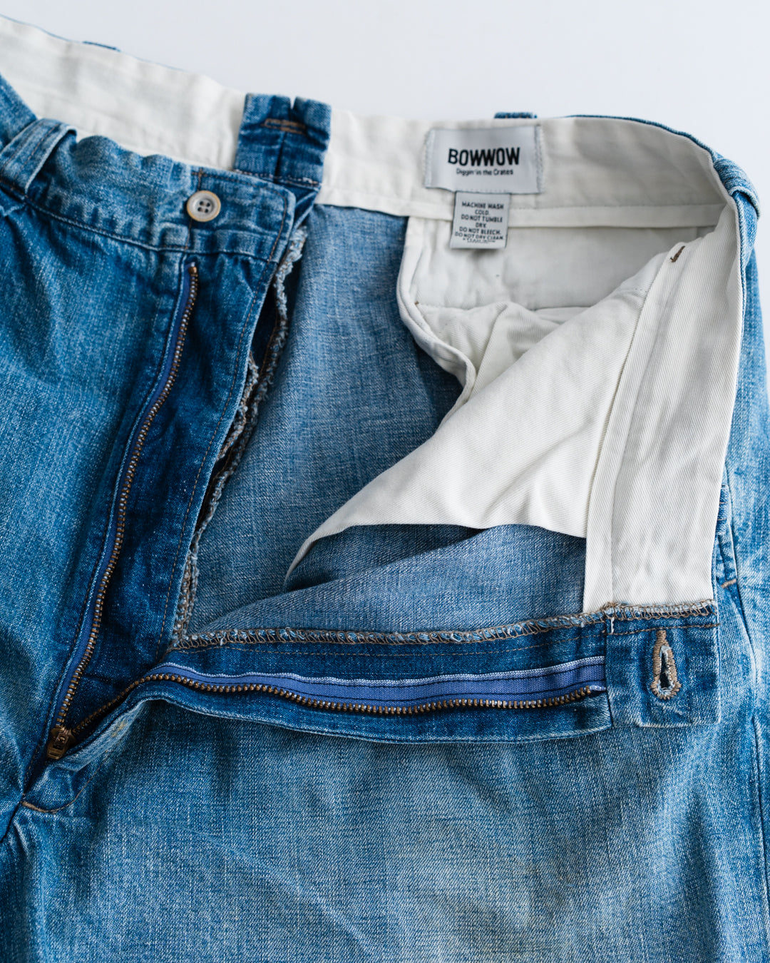 BOWWOW US ARMY DENIM SHORTS AGED