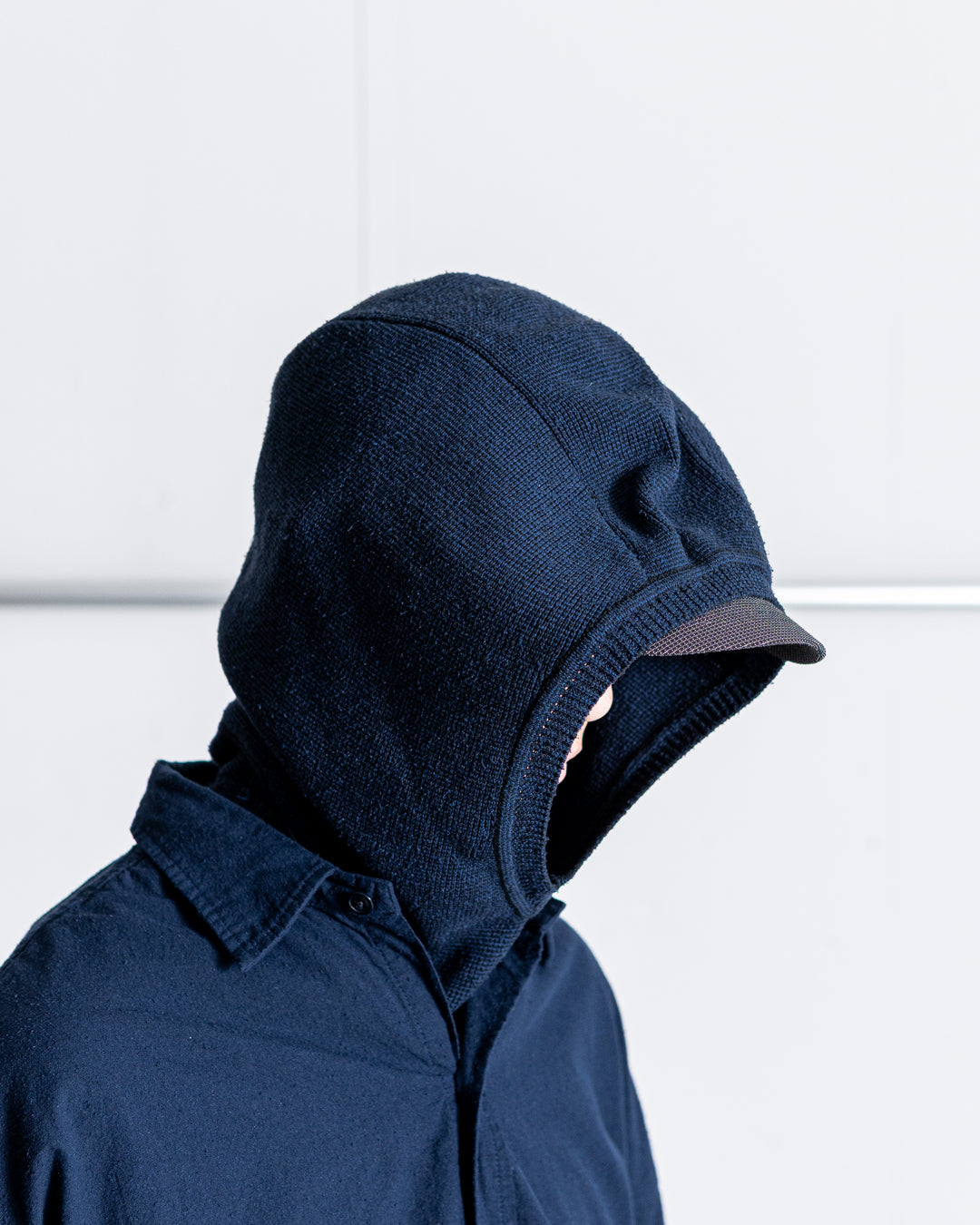 SANMONT Silk Noir Knit Balaclava