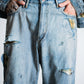 ANACHRONORM CHEAK COMBI DENIM 5P PANTS INDIGO(REMAKE) AN333-R