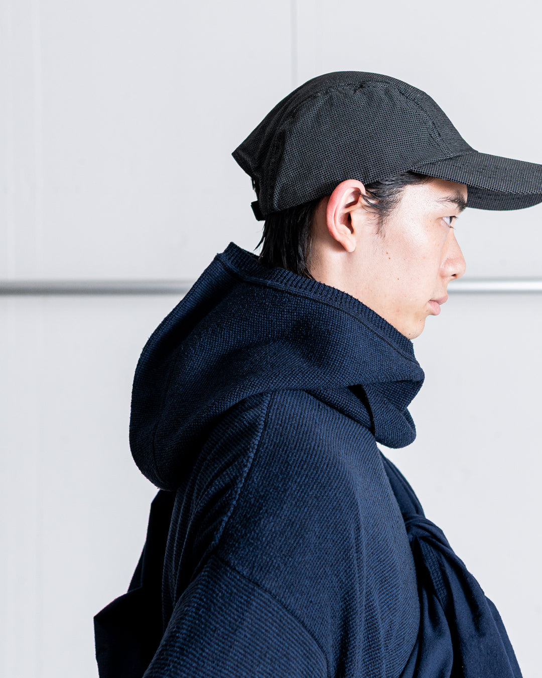 SANMONT Silk Noir Knit Balaclava
