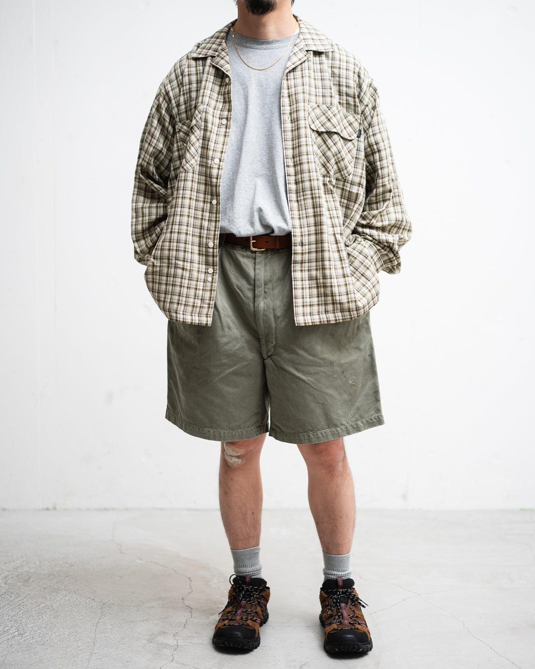 通販] BOWWOW(バウワウ) US ARMY CHINO SHORTS AGED 商品ページ – fazeone