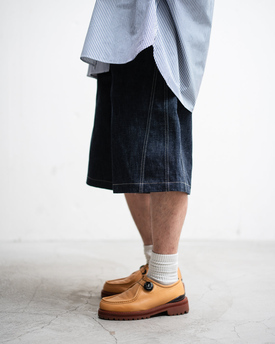 [LAST 1] ROTOL Triple Seams 6P Denim Shorts