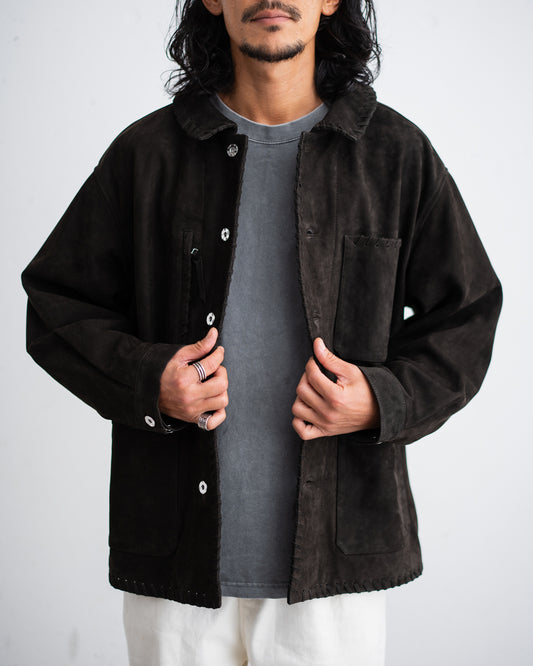 CCU BRAIDED FRENCH COVERALL - COW NUBUCK
