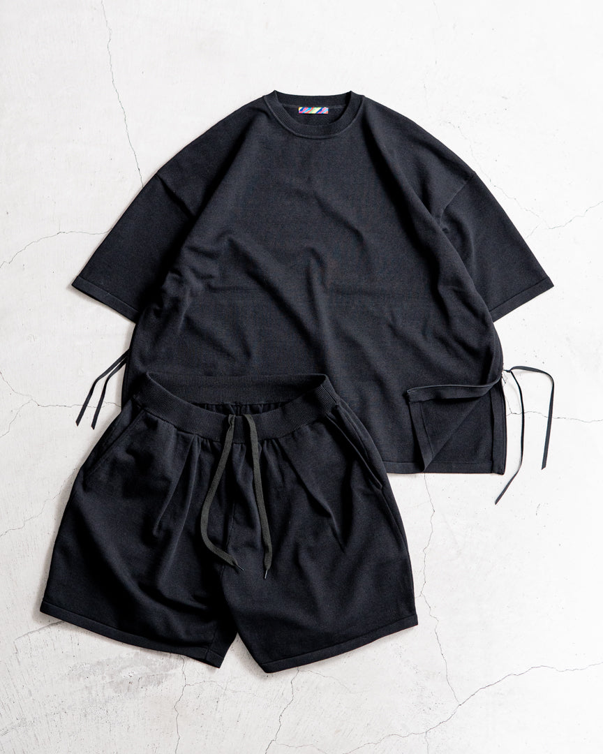 is-ness KNIT VENTILATION T-SHIRT