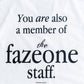 【RESTOCK】fazeone  Staff T-shirts