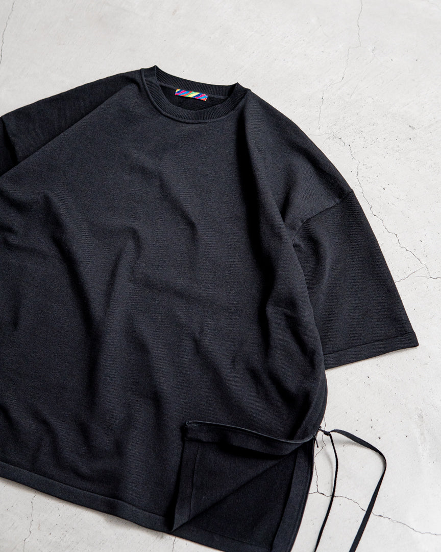 is-ness KNIT VENTILATION T-SHIRT