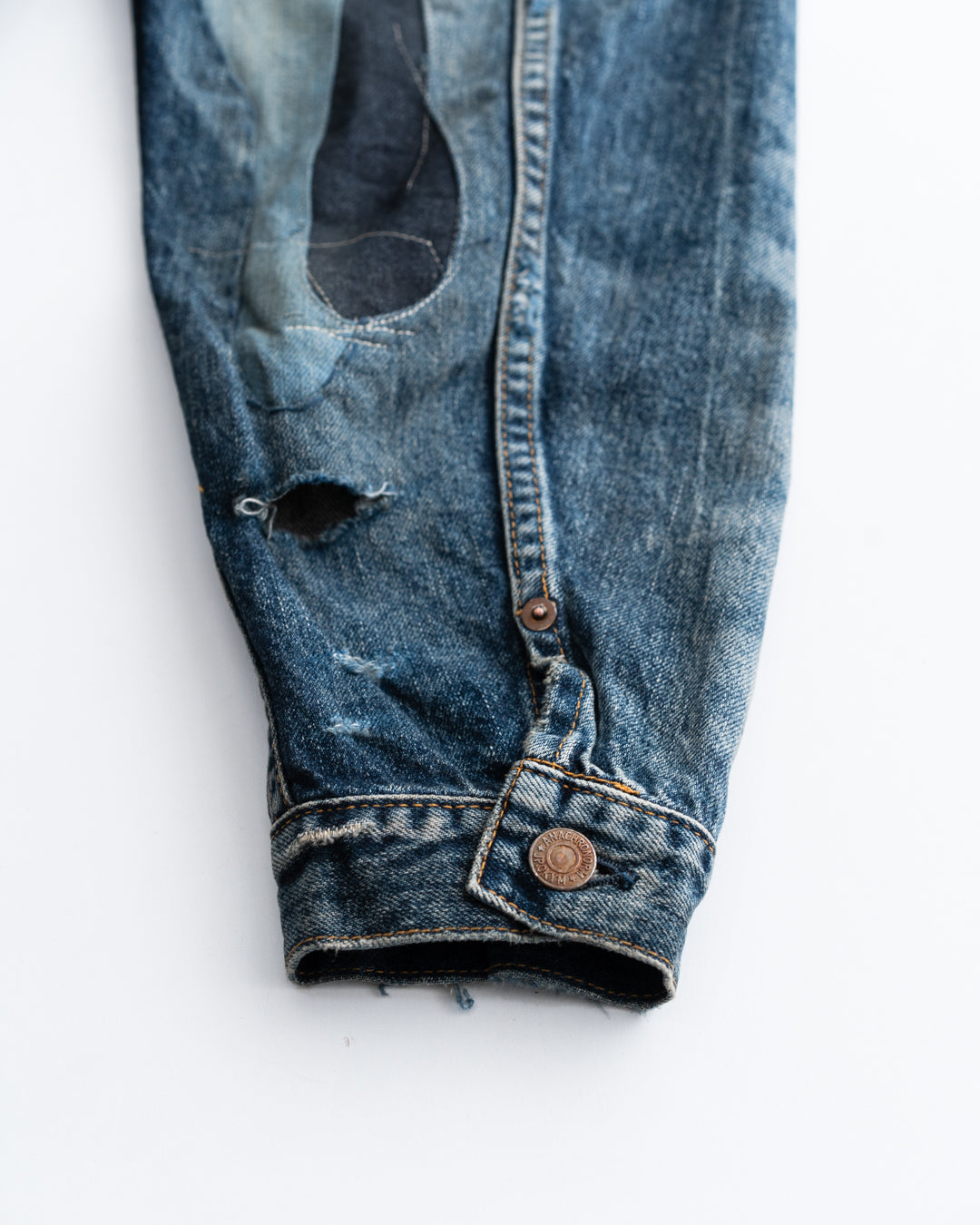 ANACHRONORM REMAKED DOUBLE POCKET DENIM JACKET