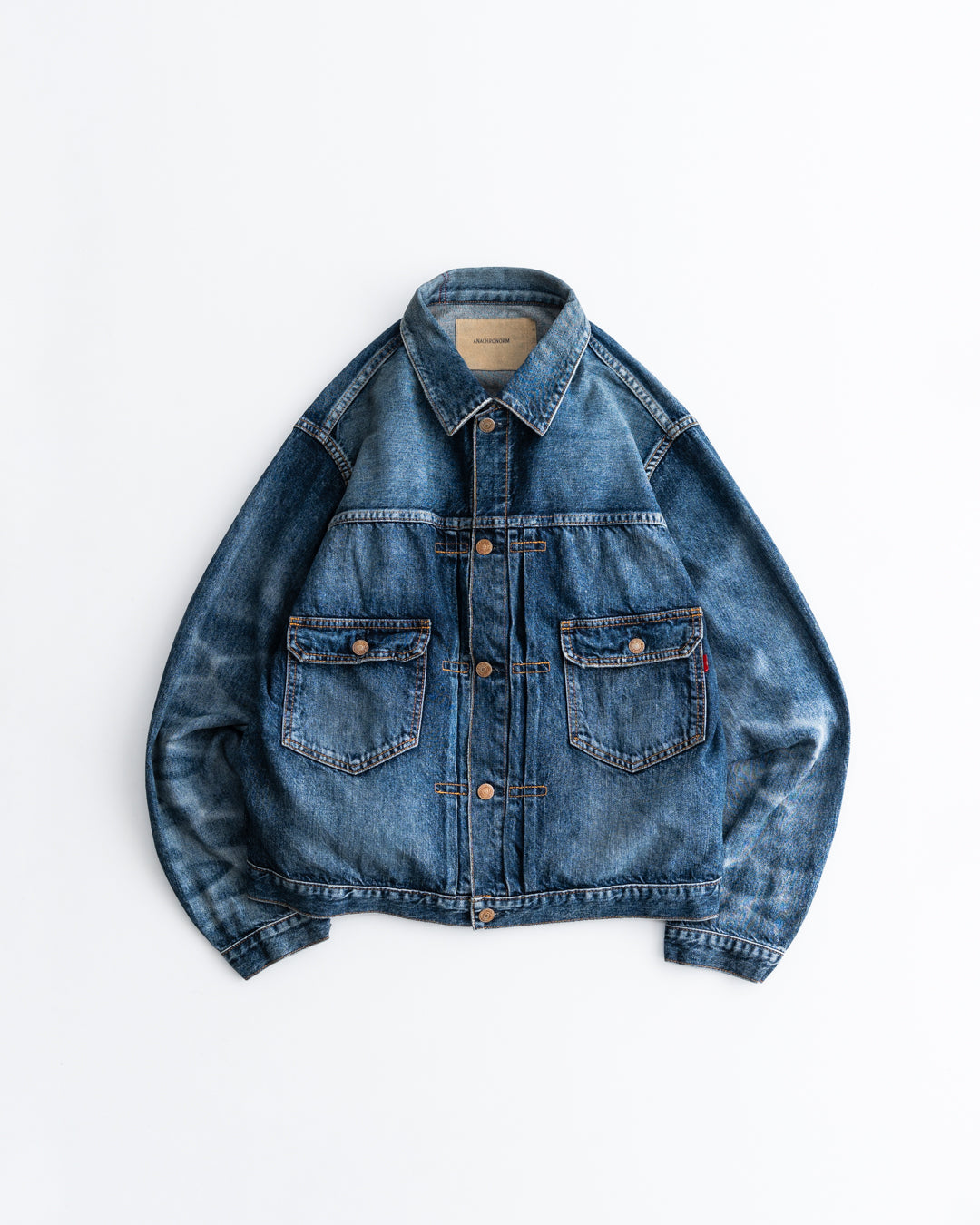 ANACHRONORM AGING DOUBLE POCKET DENIM JACKET