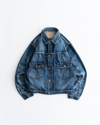 ANACHRONORM AGING DOUBLE POCKET DENIM JACKET