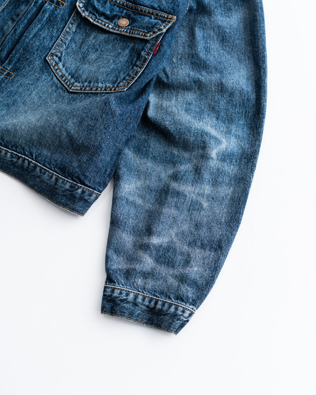 ANACHRONORM AGING DOUBLE POCKET DENIM JACKET