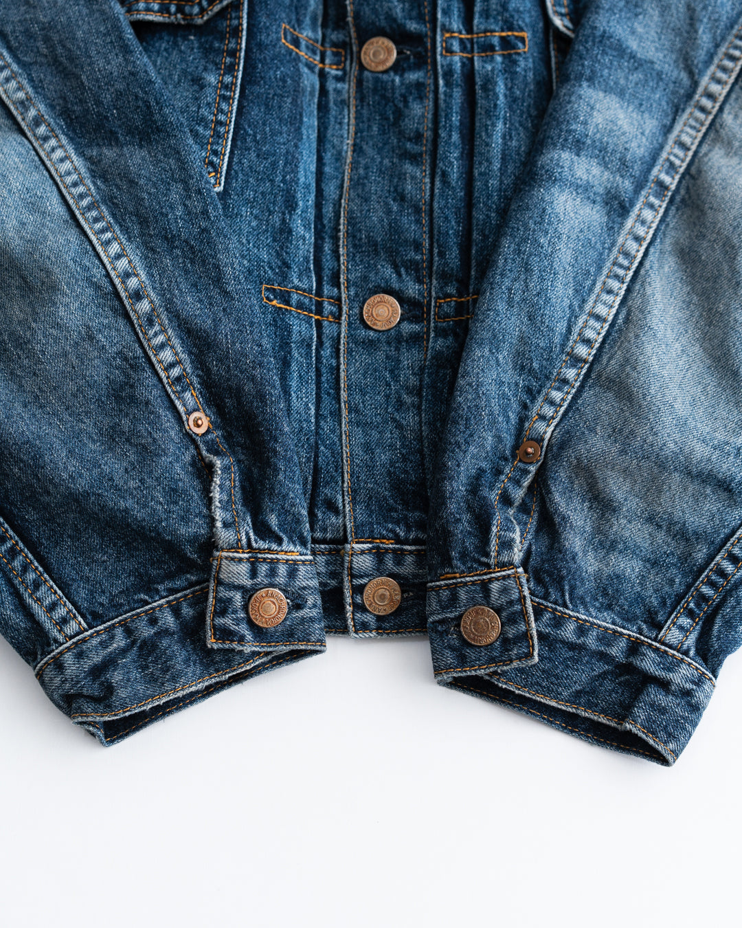 ANACHRONORM AGING DOUBLE POCKET DENIM JACKET