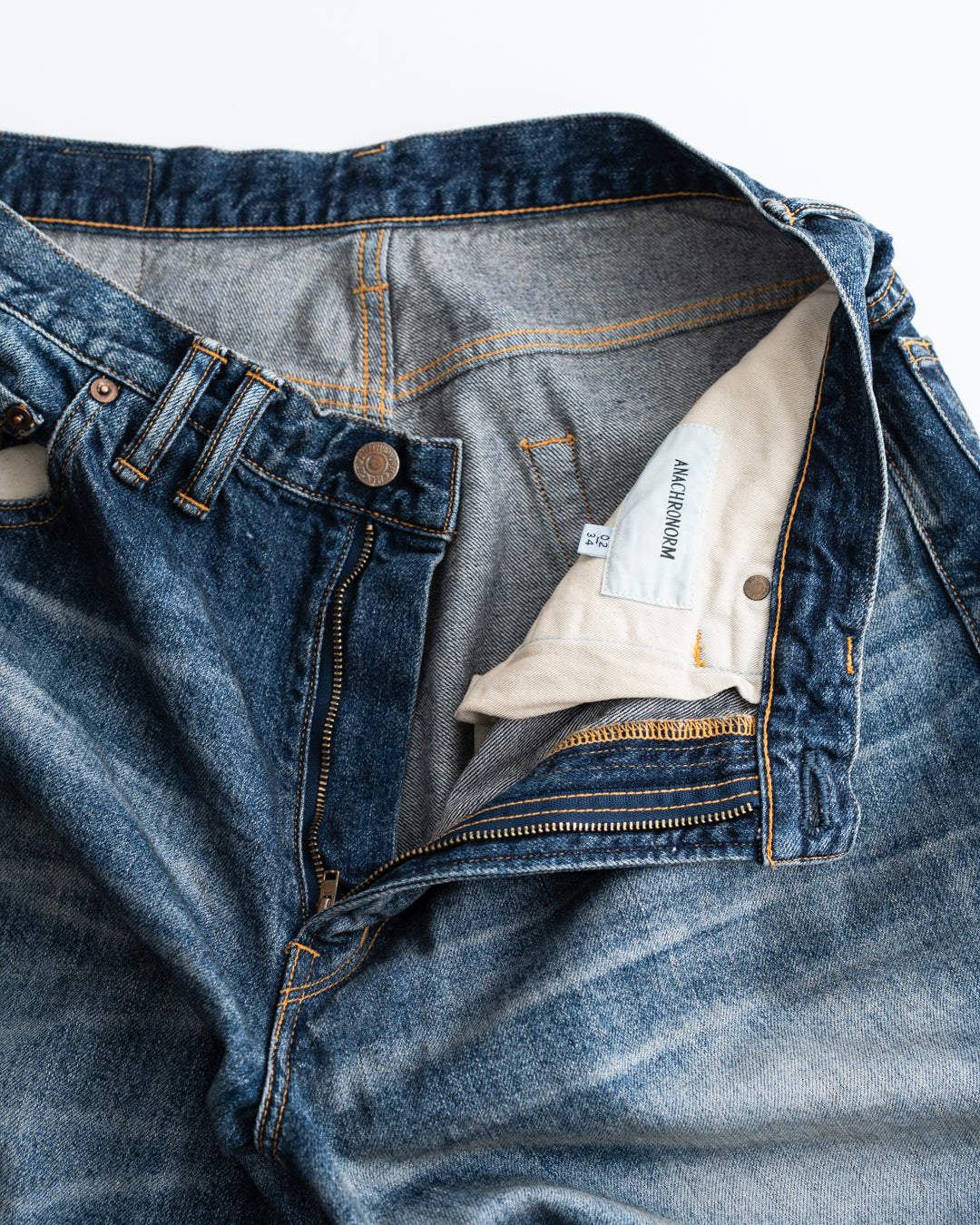 ANACHRONORM AGING WIDE 5P DENIM PANTS