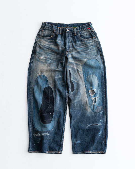ANACHRONORM REMAKED WIDE 5P DENIM PANTS