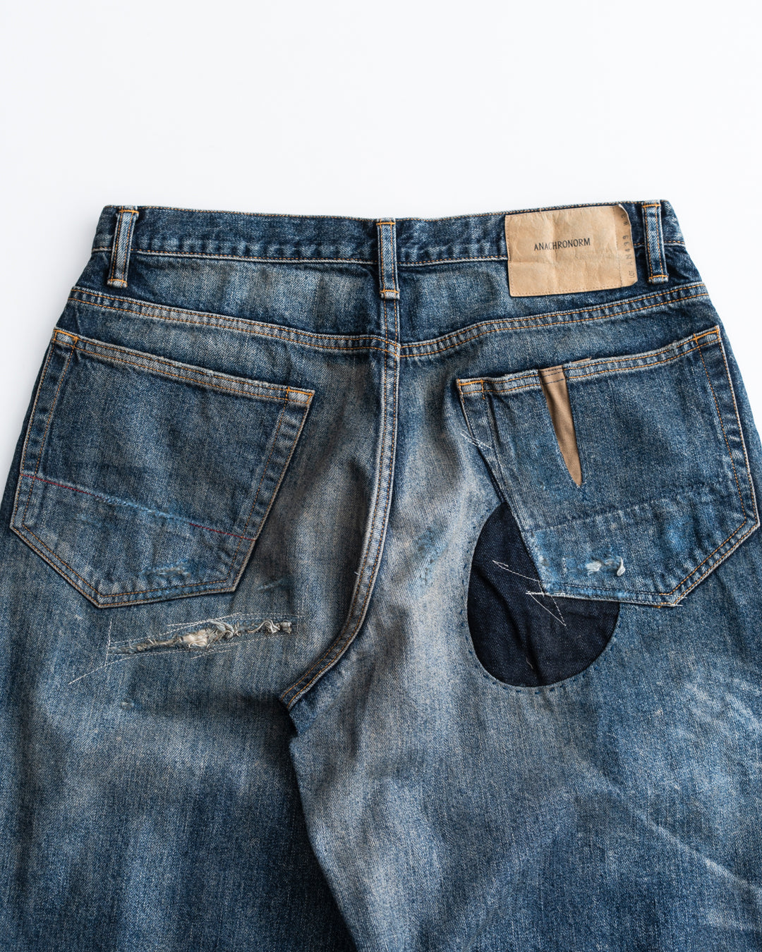 通販] ANACHRONORM(アナクロノーム) REMAKED WIDE 5P DENIM PANTS 商品