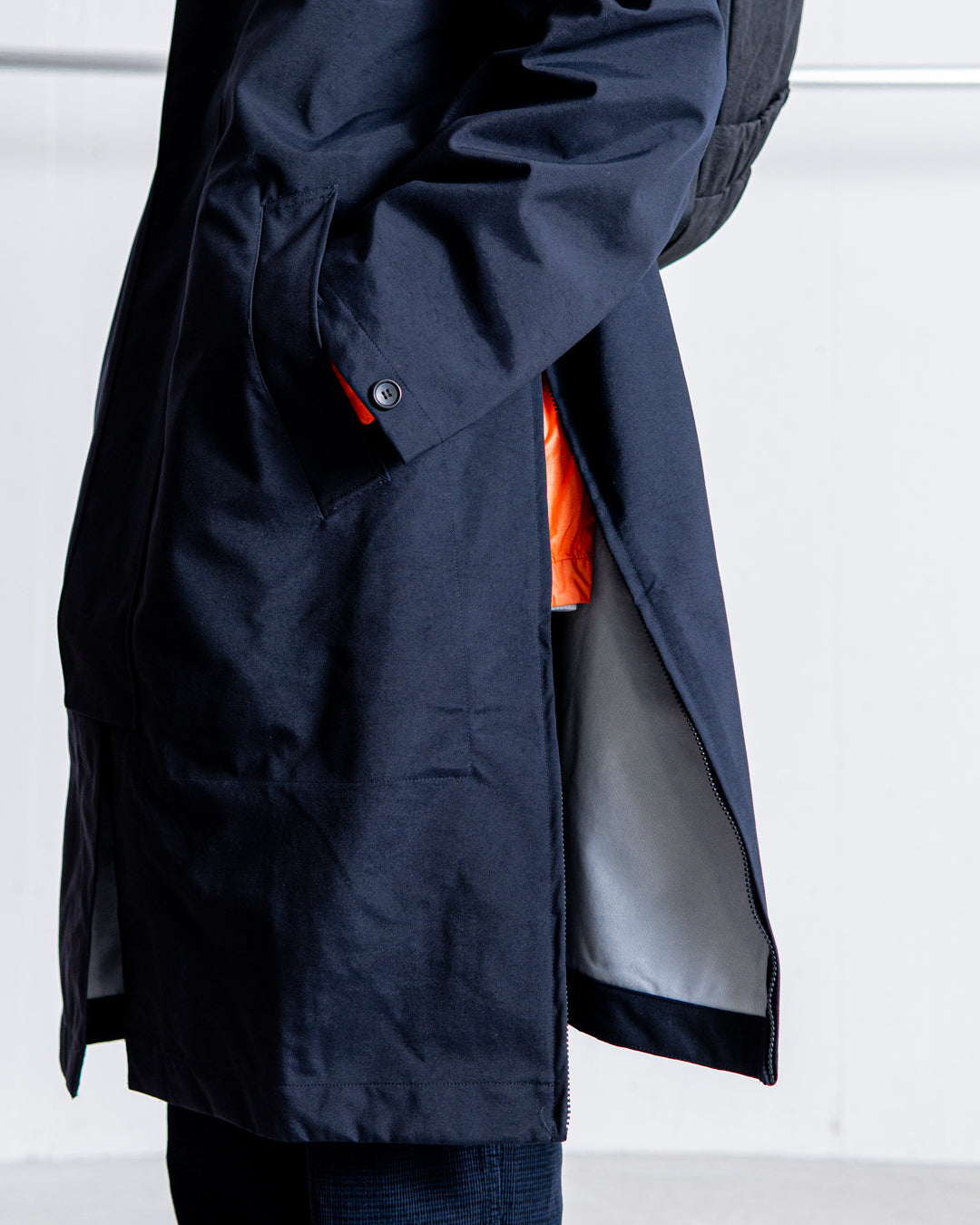 UNTRACE 3L Stand Collar Coat_185