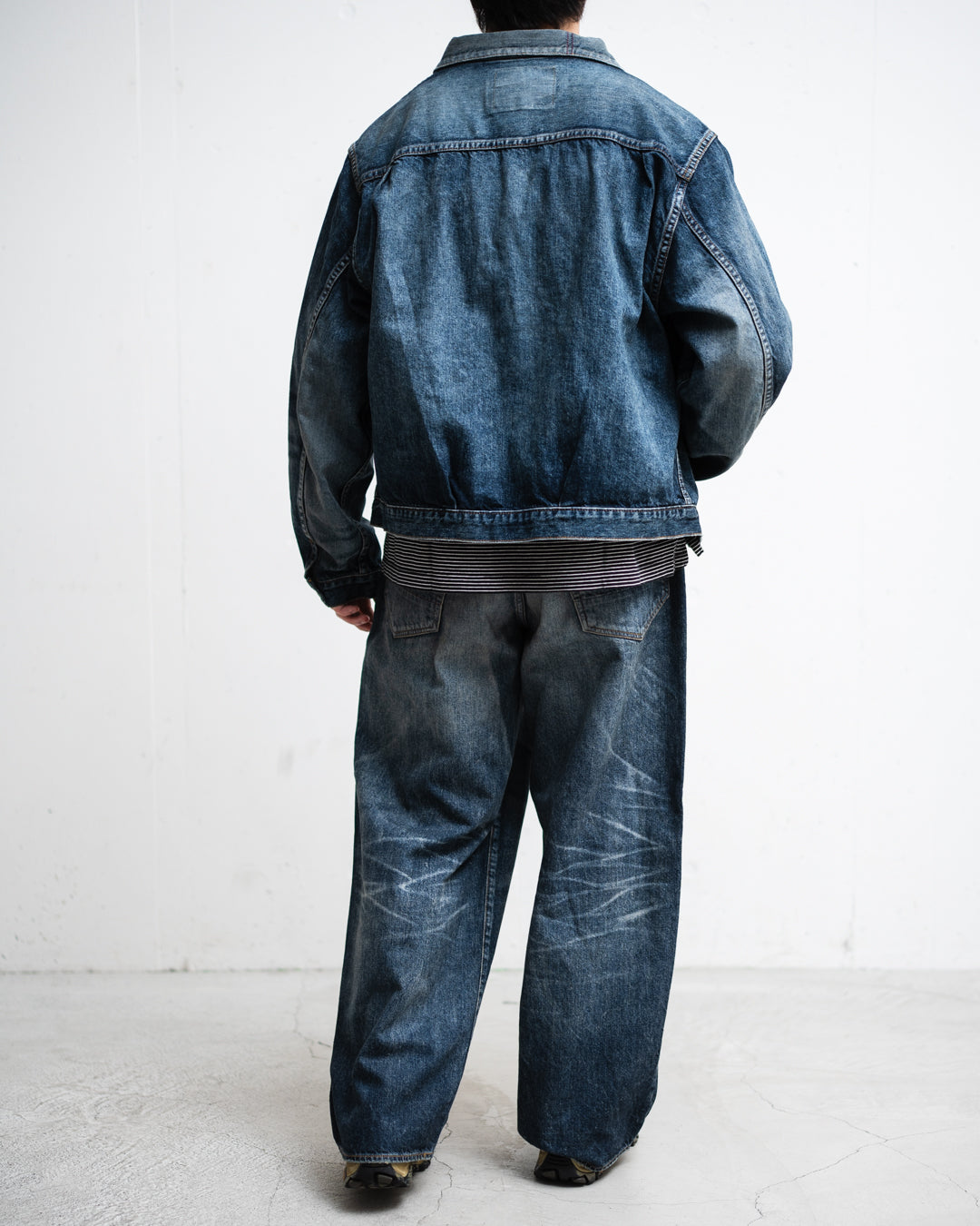 ANACHRONORM AGING WIDE 5P DENIM PANTS