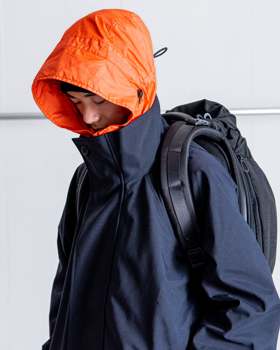 UNTRACE 3L Stand Collar Coat_185