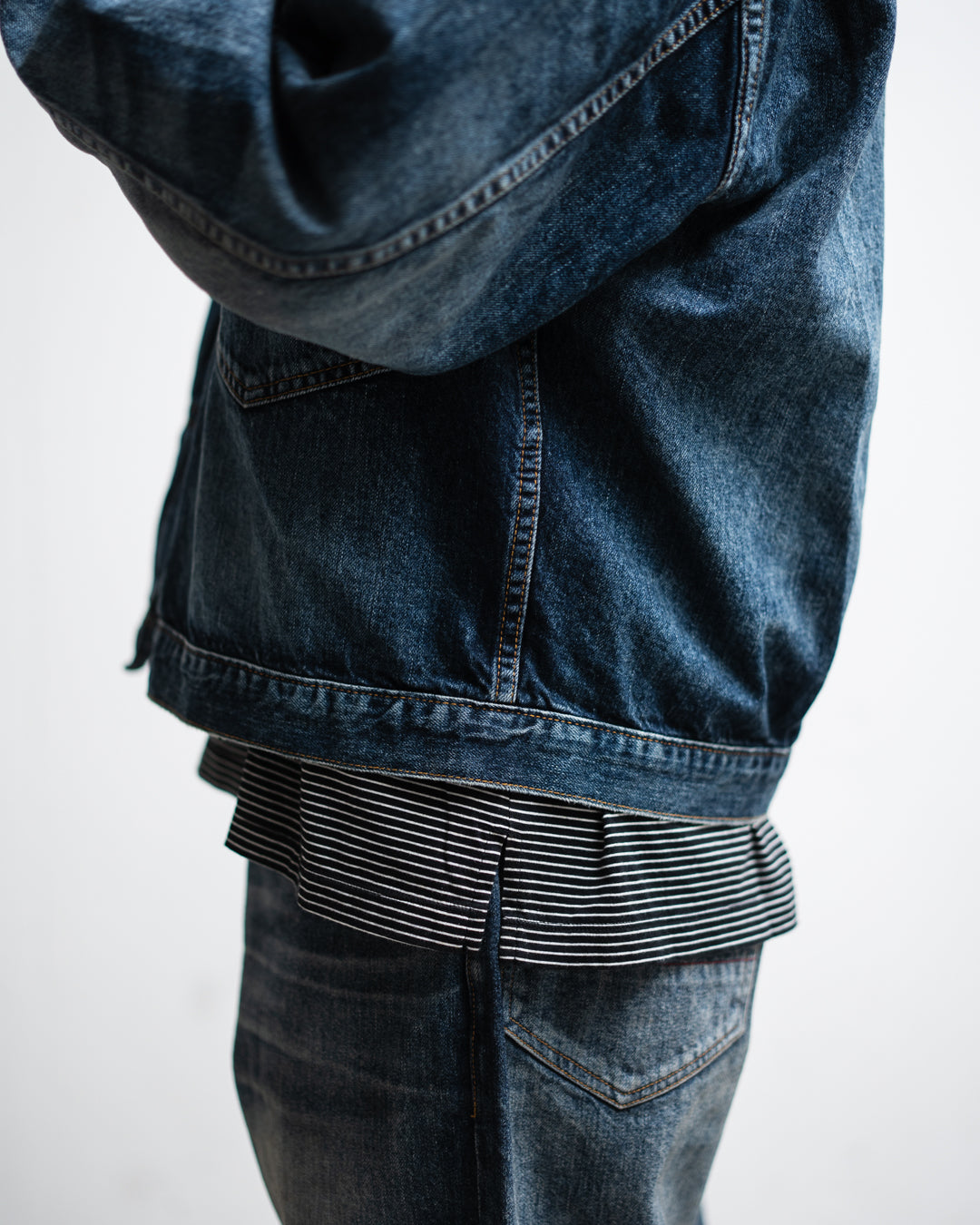 ANACHRONORM AGING DOUBLE POCKET DENIM JACKET