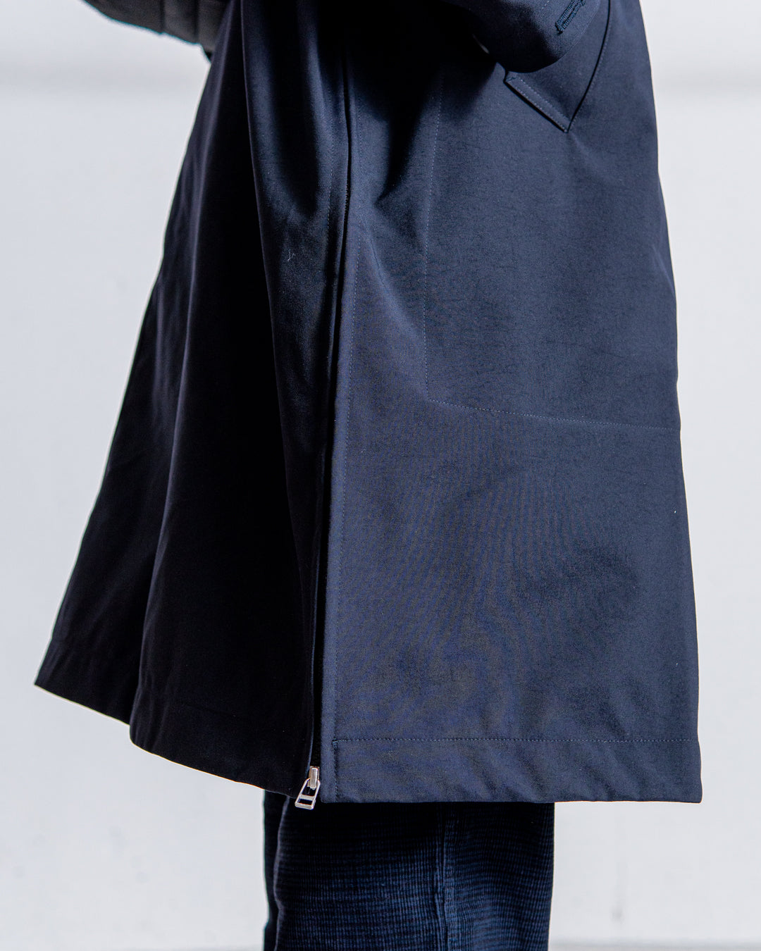 UNTRACE 3L Stand Collar Coat_185