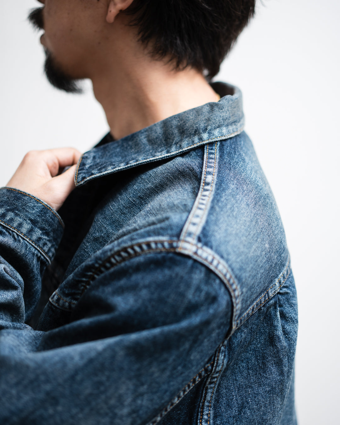 ANACHRONORM AGING DOUBLE POCKET DENIM JACKET