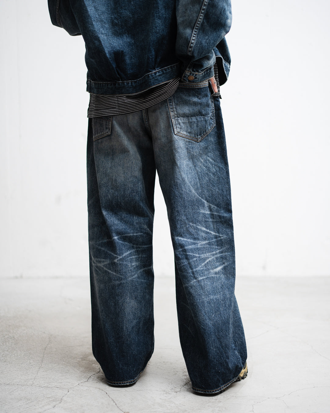 ANACHRONORM AGING WIDE 5P DENIM PANTS