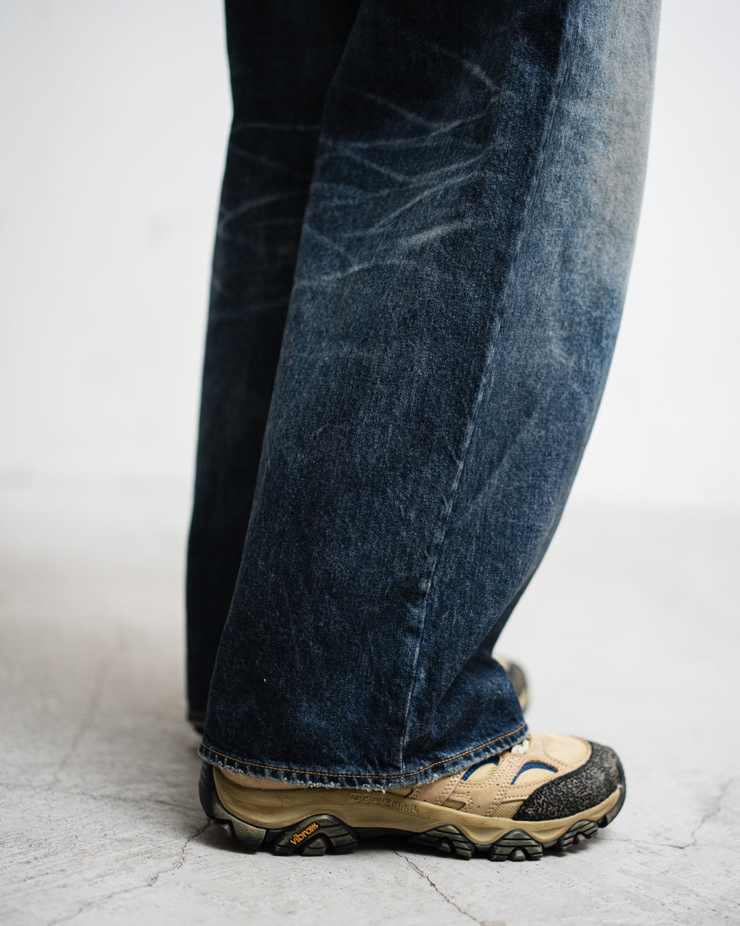 ANACHRONORM AGING WIDE 5P DENIM PANTS