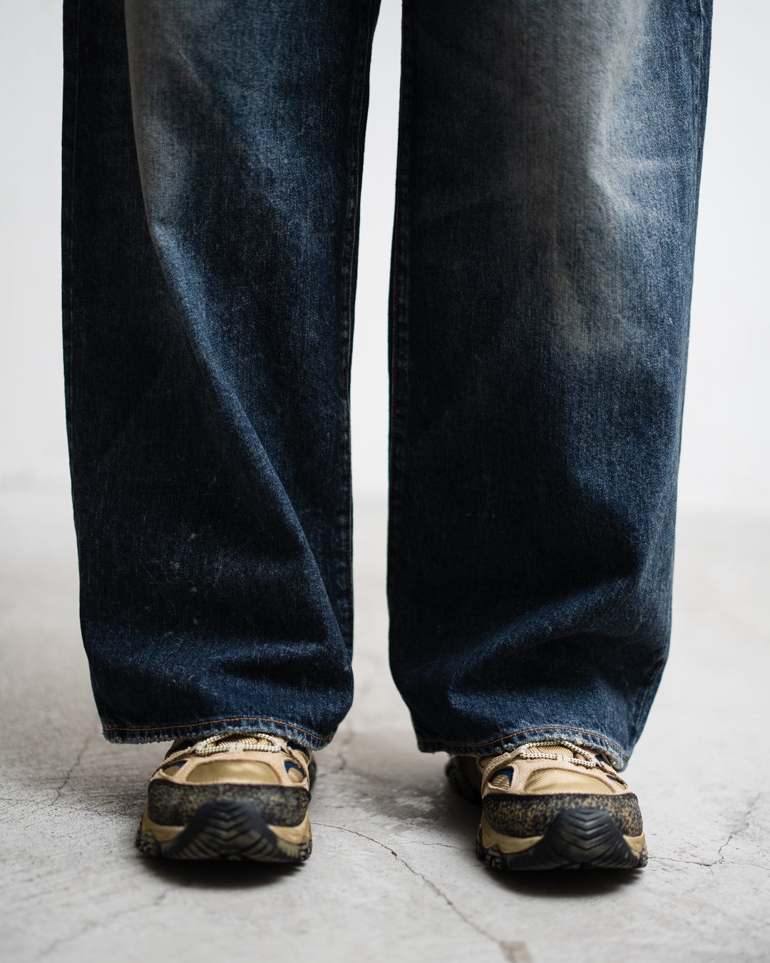 ANACHRONORM AGING WIDE 5P DENIM PANTS