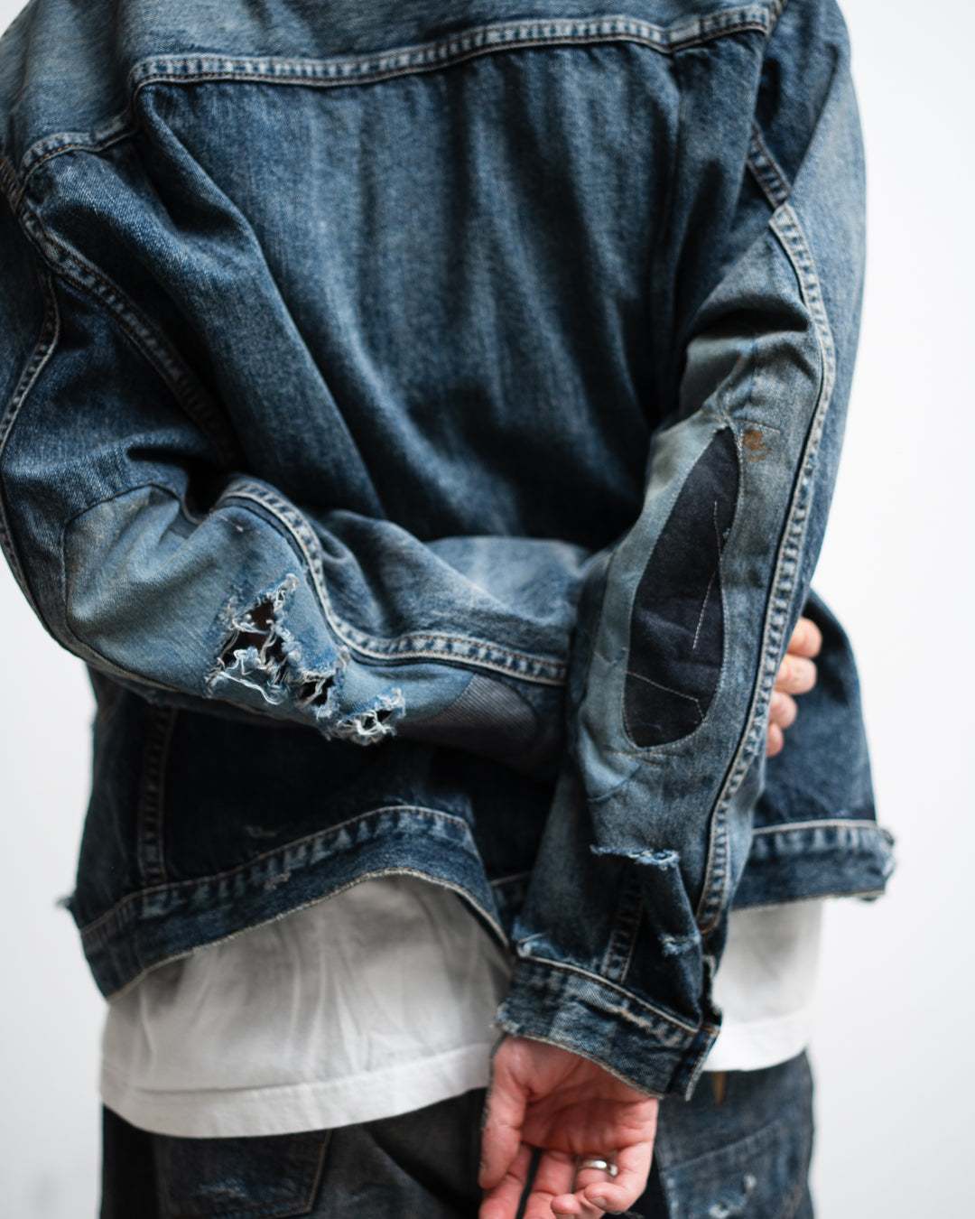 ANACHRONORM REMAKED DOUBLE POCKET DENIM JACKET
