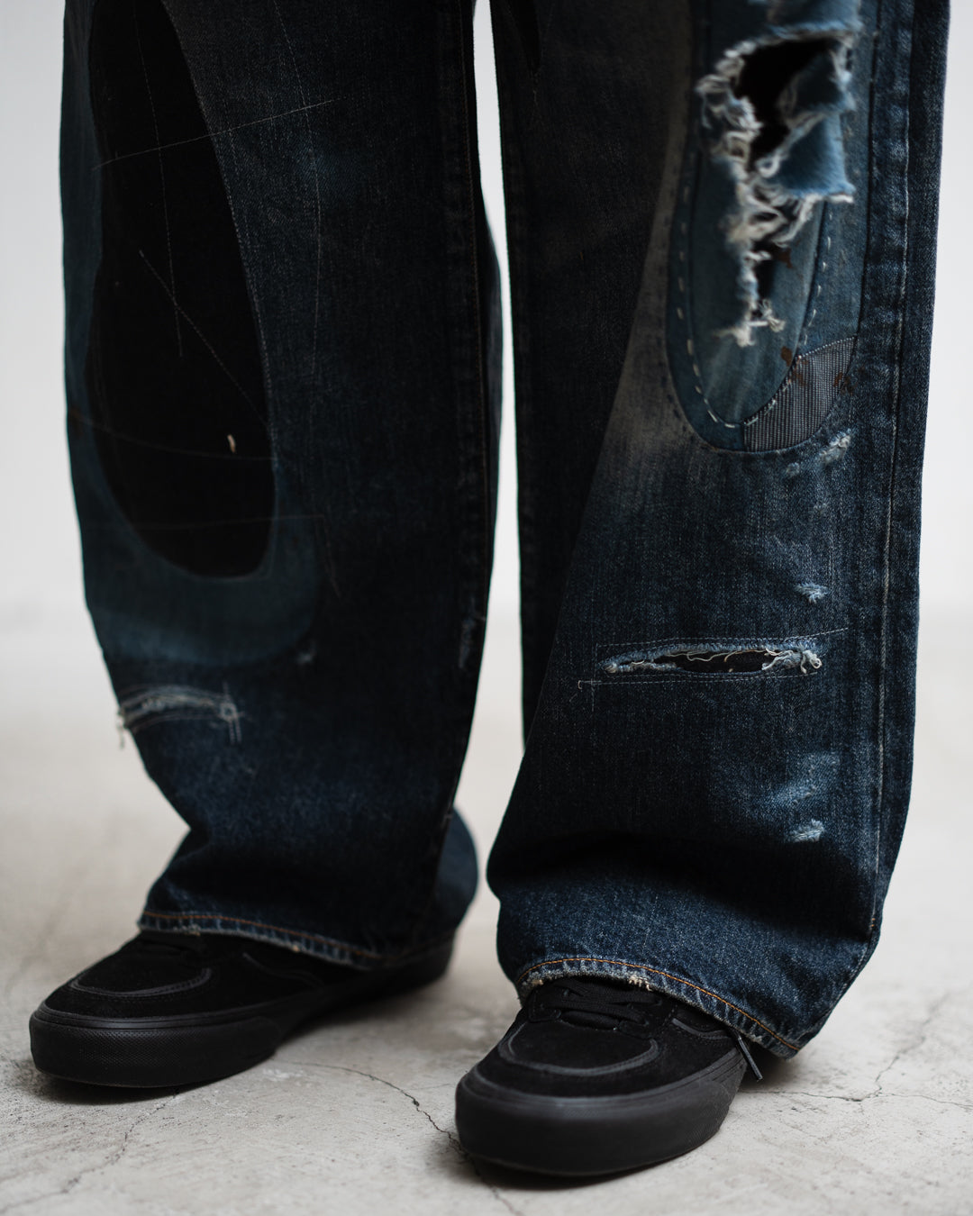 ANACHRONORM REMAKED WIDE 5P DENIM PANTS