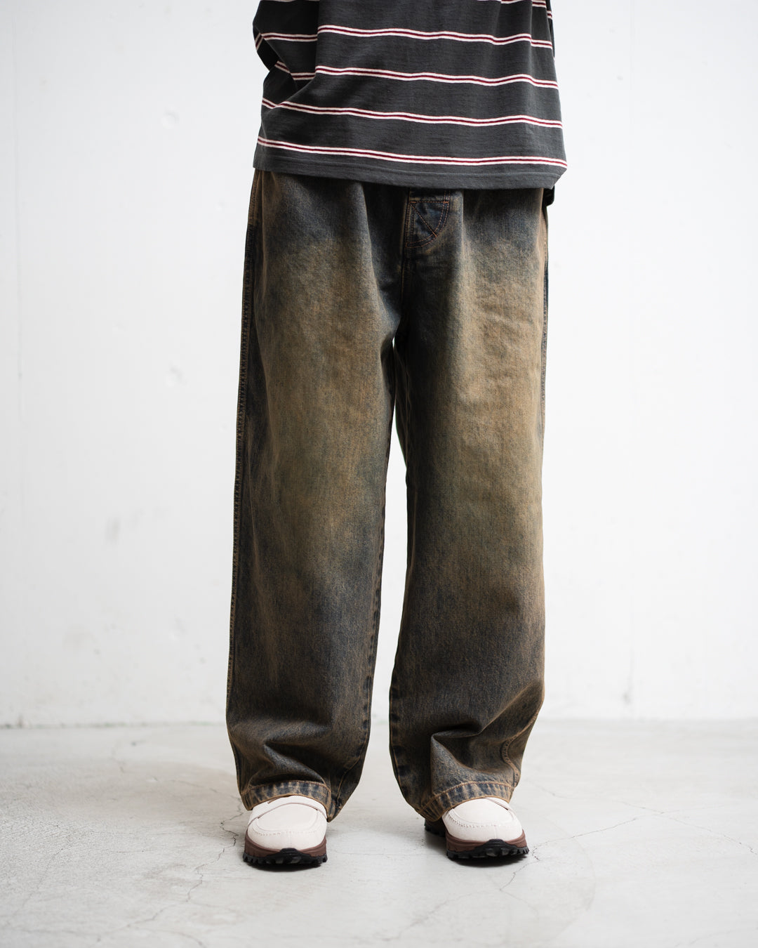 comfortable reason ストレート　デニムパンツ 通販] COMFORTABLE REASON(コンフォータブルリーズン) Fade Straight