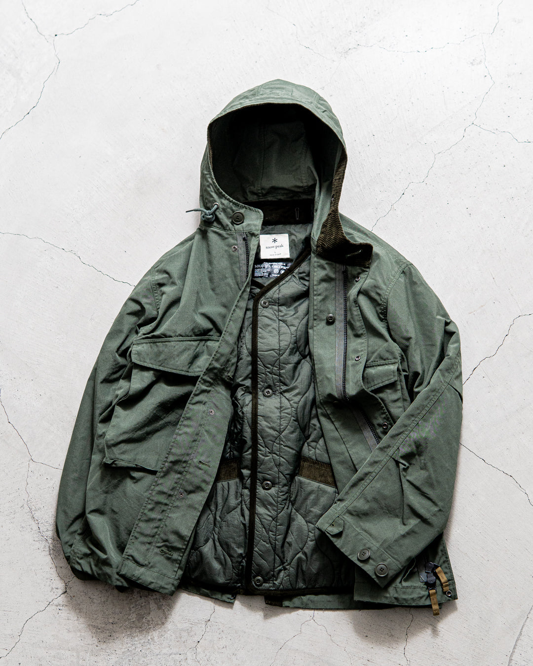 【3WAY ITEM】snow peak TAKIBI Ripstop Adjustable Jacket