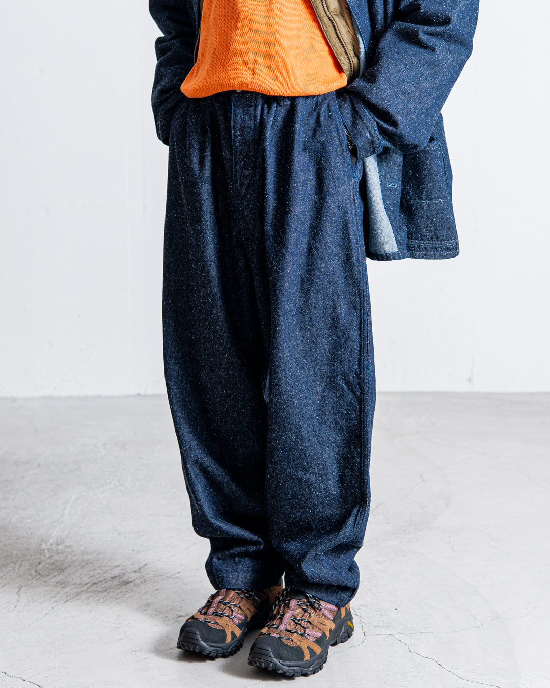 SANMONT SILKDENIM WORK PANTS